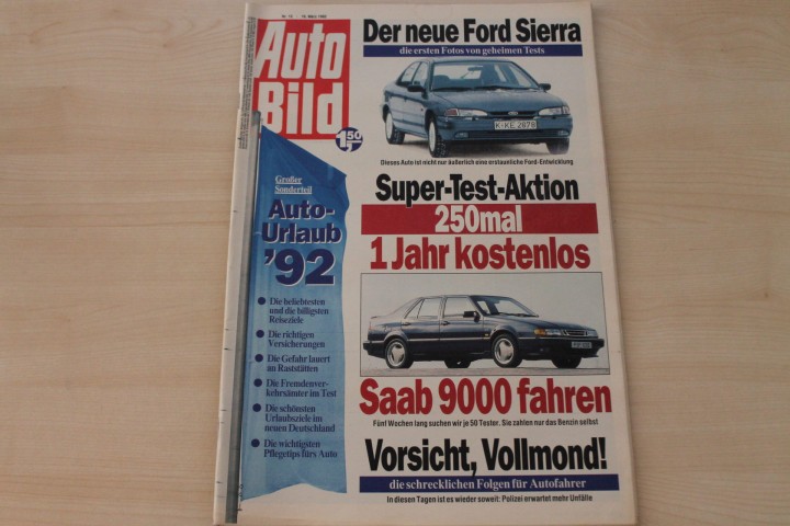 Deckblatt Auto Bild (12/1992)